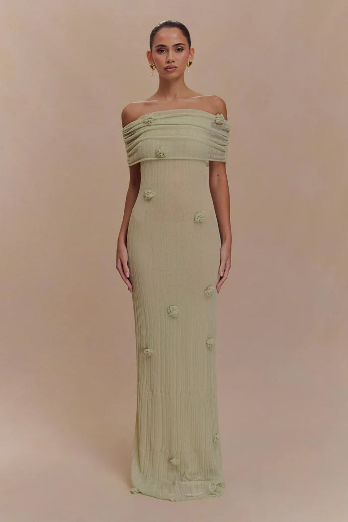 Orchid Knit Maxi Dress